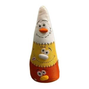 Halloween Candy Corn Plush Stacked Figure Fall Home Decor Autumn Festive Soft